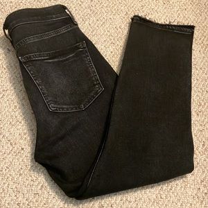 Gap Vintage Slim High Rise- Cropped distressed (27)